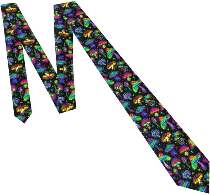 Yilad Tie for Men and Boy Novelty Fun Full Print Men's Necktie Skinny Fashion Narrow Wide - Image 3